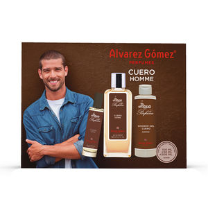 alvarez gomez agua de perfume - cuero woda perfumowana 150 ml   zestaw  