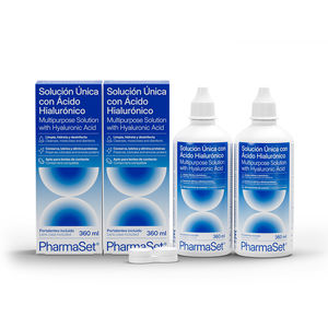 Santé Yeux Pharmaset PHARMASET Solution tout-en-un à l’acide hyaluronique pour lentilles de contact souples acheter en ligne