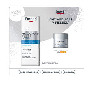 Set cosmética facial HYALURON FILLER SÉRUM REAFIRMANTE ESTUCHE Eucerin