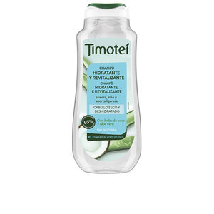 Champú hidratante TIMOTEI champú hidratante y revitalizante con leche de coco y aloe vera Timotei