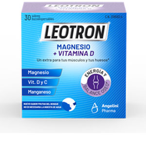 Vitaminas y suplementos LEOTRON MAGNESIO + VITAMINA D sticks Leotron