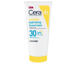 Protectores solares - Protector solar facial - Protector solar corporal INVISIBLE HYDRA SUNSCREEN loción protectora invisible hidratante SPF30 Cerave
