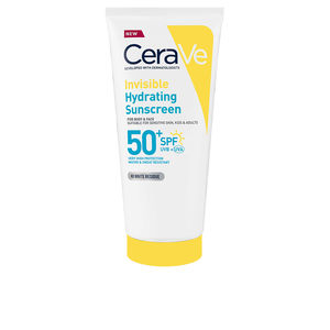 Protectores solares - Protector solar facial - Protector solar corporal INVISIBLE HYDRA SUNSCREEN loción protectora invisible hidratante SPF50 Cerave