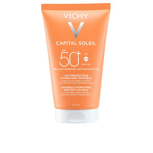 Protector solar corporal CAPITAL SOLEIL leche hidratante invisible familiar SPF50+ Vichy Laboratoires