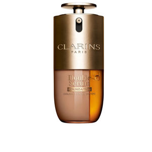 Przeciwzmarszczkowy - Efekt błyskowy - Foundation makeup Clarins Podkład DOUBLE SERUM