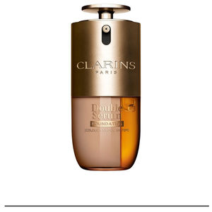 Przeciwzmarszczkowy - Efekt błyskowy - Foundation makeup Clarins Podkład DOUBLE SERUM