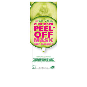 Tratamiento Acné, Poros y puntos negros - Mascarilla Facial FAB FACE FOOD CUCUMBER mascarilla peeling ultrapurificante de pepino 7th Heaven
