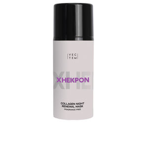 Exfoliante facial - Mascarilla Facial XHEKPON mascarilla renovadora de noche con colágeno Xhekpon