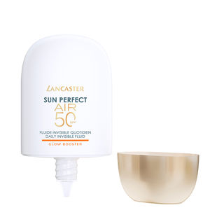 SUN PERFECT AIR GLOW fluido invisible diario SPF50