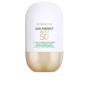 Protector solar facial SUN PERFECT AIR PORES fluido invisible diario SPF50 Lancaster