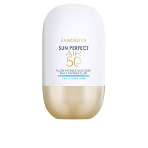 Protector solar facial SUN PERFECT AIR HYDRATION fluido invisible diario SPF50 Lancaster