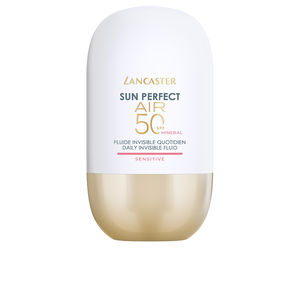 Protector solar facial SUN PERFECT AIR MINERAL fluido invisible diario SPF50 Lancaster