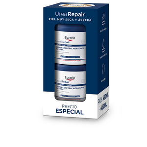 Set cosmética corporal UREAREPAIR crema corporal hidratante 5% urea pack Eucerin