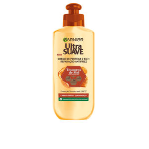 Anti-frizz treatment - Heat protectant for hair Garnier ORIGINAL REMEDIES 2-in-1 veidošanas krēms ar medu un dārgumiem pirkt tiešsaistē
