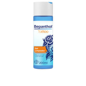 Cuidado tatuajes BEPANTHOL TATTOO gel limpiador Bepanthol
