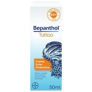 BEPANTHOL TATTOO protective sun cream SPF50+