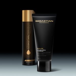 DARK OIL professional detangling conditioner for silky, shiny hair