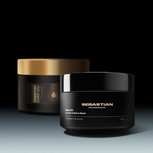 DARK OIL professional lightweight nourishing mask for silky, shiny hair