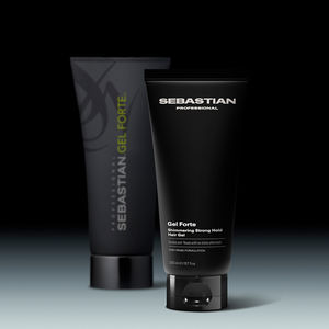 GEL FORTE strong hold gel sculpts and shapes hair