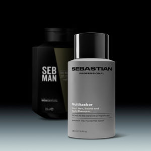 MULTITASKER 3-in-1 shampoo for men: hair, beard and body. Cleanses and refreshes.