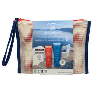 Coffret crème anti-taches et anti-âge SPF50 BEE SUN SAFE