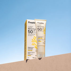 D+ NATURAL SUNCARE mineral fluid SPF50