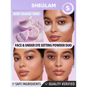 Poudre fixatrice INSTA-READY pour le visage et le contour des yeux