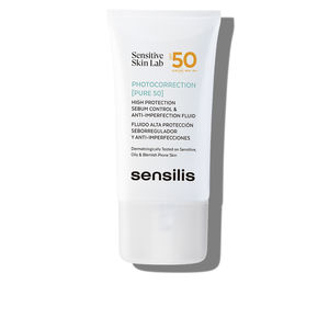 Sensilis PHOTOCORRECTION PURE 50 High Protection Fluid SPF50 Matifying Treatment Cream - Sunscreen for face buy online