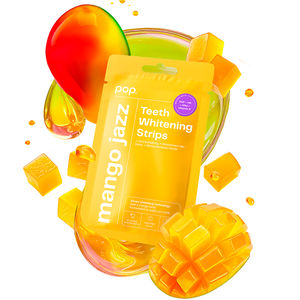 POP. tiras blanqueadoras sabor mango