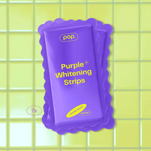 POP. PURPLE+ purple whitening strips