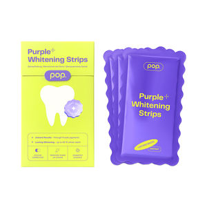 Pop. POP. PURPLE+ purple whitening strips Teeth whitening buy online