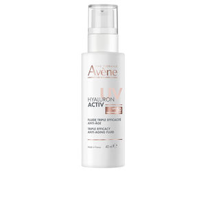 Protector solar facial Avène HYALURON ACTIV UV fluido triple eficacia antiedad SPF50 comprar online