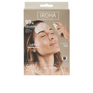 Skin tightening & firming cream  - Face mask Iroha Nature 99% kolagenowe plastry na czoło kup online