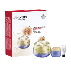 Skincare set Shiseido VITÁLNA DOKONALOSŤ POZDORŇUJÚCA A SPEVŇUJÚCI OČNÝ PÚZDRO kúpiť online