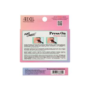 ARDELL PRESS ON pre-glued underlash extensions #wispies volume