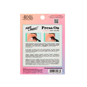 ARDELL PRESS ON iš anksto priklijuotos blakstienų priauginimo priemonės #naked soft volume
