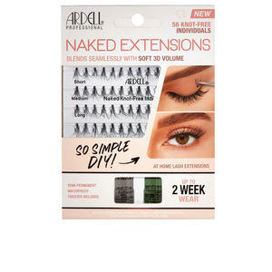 False eyelashes Ardell ARDELL NAKED EXTENSIONS MEHKI 3D VOLUMEN x 56 kosov brez vozlov #črna kupite na spletu