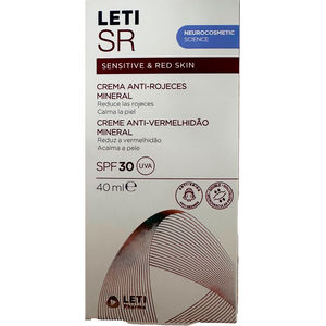 LETISR SENSITIVE &amp; RED SKIN mineralny krem przeciw zaczerwienieniom SPF30
