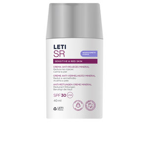 Anti redness treatment cream Leti Pharma LETISR SENSITIVE &amp; RED SKIN mineralny krem przeciw zaczerwienieniom SPF30 kup online