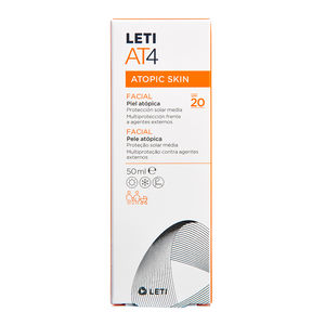 LETIAT4 Creme facial para pele atópica FPS 20