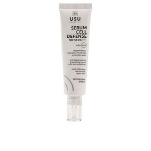 Sauļošanās krēms sejai  Usu Cosmetics CELL DEFENSE sérum PA++++ SPF50 pirkt tiešsaistē