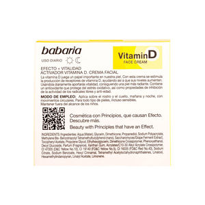 Vitamin-D-Gesichtscreme