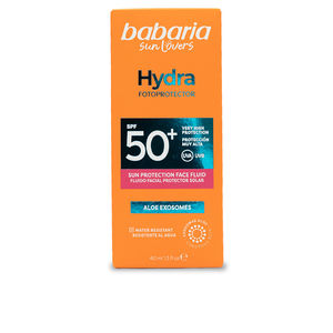 Babaria SUN LOVERS HYDRA facial solar fluid SPF50+ Sunscreen for face buy online