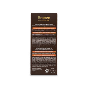 SUN LOVERS BRONZE facial solar fluid SPF50+