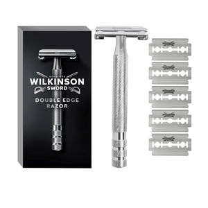 Wilkinson DOUBLE EDGE RAZOR machine + 6 refill blades Razor blade buy online
