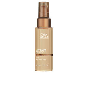 Anti-frizz treatment - Shiny hair  treatment Wella Professionals ULTIMATE SMOOTH silky milk bálsamo sedoso ligero, suavidad y control del encrespamiento pirkt tiešsaistē