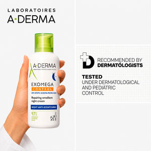 EXOMEGA CONTROL emollient repairing night cream for atopic skin