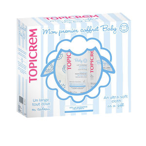 Topicrem Latte idratante per neonati 500 ml + Gel detergente 75 ml (3 unità)