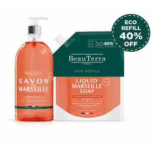 Shower gel Beauterra Apelsinų žiedų gelis + papildymo rinkinys pirkti internetu