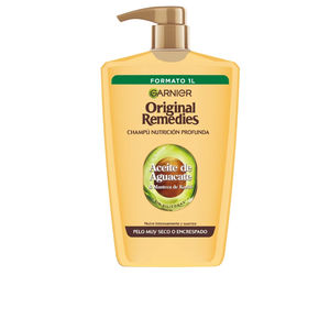 Anti frizz shampoo Garnier ORIGINAL REMEDIES champú aguacate y karité pirkt tiešsaistē